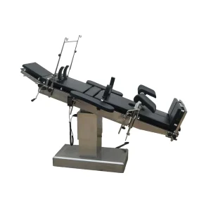 Hospital Surgical Table Manual Surgical Table Lateral Tilt Function Carbon Steel Structure