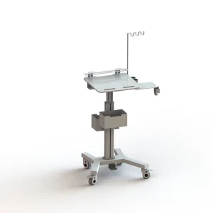 Hospital Trolley Comprehensive Patient Care Height Adjustable Computer Ward Cart with Medical Monitor for Hospital Clinic