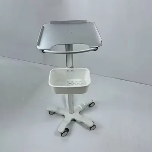 Hospital Trolley Medical Patient Monitor Cart Aluminum Alloy Multi functional Hospital Furniture