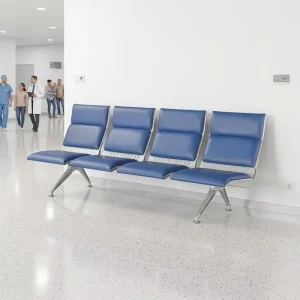 Hospital Waiting Bench Factory Direct Sale 4 Seater Public Area Chair Waiting Room Pu Airport and Railway Station Waiting Chairs