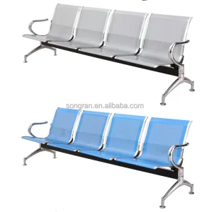 Hospital Waiting Chair Steel 3 4 5 Seater Airport Chairs Public Beam Seating