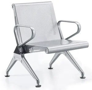 Hospital Waiting Room Three Seater Stainless Steel Chair with Modern Design Durable Eco Friendly Construction for Commercial Use