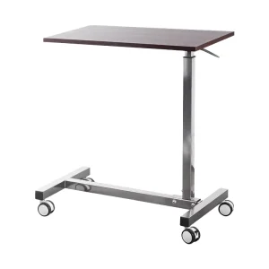 Hospital Ward Furniture Adjustable Height Patient Bedside Table Movable Overbed Dining Desk Durable Medical Care Side Table