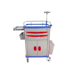 Hospital and Clinic Emergency Trolley Sickroom Nursing Trolley Trolley for Hospital and Clinic Medical Carts