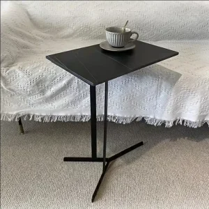 Hot Sell Living Room Home Furniture Black Small Coffee Table Side Tables Marble Sintered Stone Tables