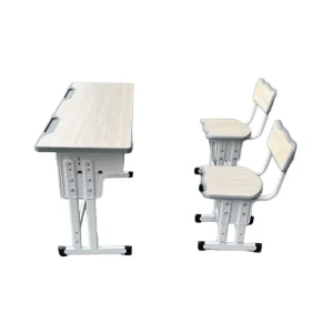 Hot Selling High Quality Adjustable School Desk and Chair for Classroom Hotel Bedroom Use Customized School Furniture