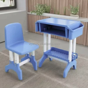Hot Selling High Quality Single Double Seat Primary Middle School Furniture School Desk and Chair for Classroom Students