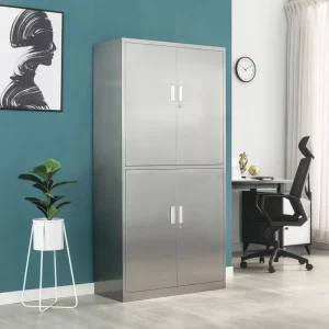 Hot Selling Modern Design 304SS Four Door Commercial Rust Proof Metal File Cabinet VitalLab Hospital Laboratory Furniture