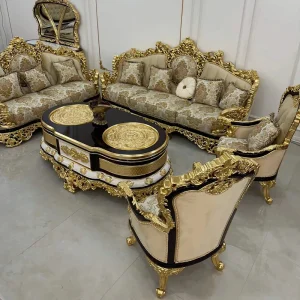 Hot Selling Royal Turkish Sofa Set High Quality Classic Living Room Furniture LuxuryTurkish Sofa Set Elegant and Timeless Design