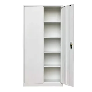 Hot Selling Shunyiming 2 Door Modern Metal Storage File Cabinet 4 Shelves Durable Steel for Office Home Bedroom Warehouse