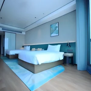 Hotel Bedroom Custom Size 5 Star Hotel Room Complete Health focused Suite Wooden Full Hotel Room Furniture Set