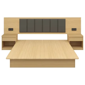 Hotel Bedroom Furniture Set for Africa King Queen Bed Nightstand Wardrobe Desk Factory Direct MOQ 2 Sets OEM ODM