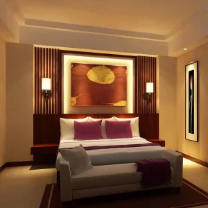 Hotel Custom Made Modern Design Bedroom Furniture Set 5 Star Luxury Wood Furniture for Guest Rooms