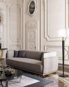 Hotel Customizable Villa Furniture Modular Sofa Set One Stop Solution Modern Italian Apartment Furniture