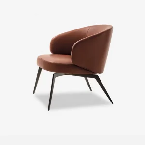Hotel Furniture Luxury Design Single Banquet Minimalist Leather Lounge Reception Lobby Hotel Modern Sofa Chairs for Restaurant