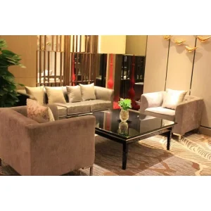 Hotel Furniture Manufacturer Custom Fabric Sofa Set for Resort and Hospitality FF&E