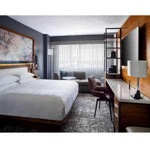 Hotel Furniture Sets Modern Commercial Bedroom Solutions Custom MDF Wooden Furniture for Hospitality Projects