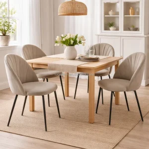 Hotel Grade Silky Comfort Luxury Dining Chair for Hotel Restaurant Elegant Hotel Furniture for Resort Buffet