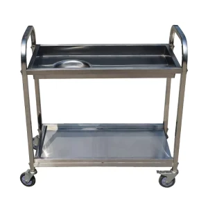 Hotel Kitchen Trolley Cart Food Trolley Dish Cart with Wheel Kitchen Storage Trolley