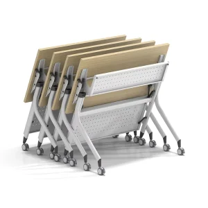 Hotel Meeting Room Folding Training Room Table Foldable Flip Top Training Table