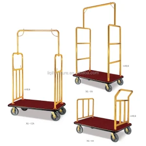 Hotel Metal Buggage Cart luggage trolley