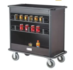 Hotel Restaurant Bar Liquor Wine Beverage Drink Serving Trolleys Cart Sturdy and Durable HM7388A