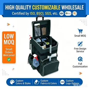 Hotel Service Cleaning Cart Large Housekeeping Trolley Cleaning Carts