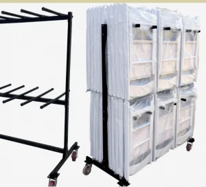 Hotel Wedding Banquet Folding Chair Cart Trolley