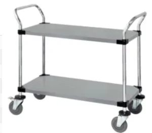 Hotel and Restaurant Plate Trolley Metal Hand Service Room Equipment for Kitchen Food Service