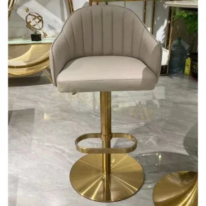 Hotel bar Furniture Bar Chair Hot Sales High Counter Chair Stainless Steel Velvet Upholster Bar Stool for Home Hotel Wedding