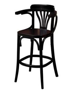 Household Commercial Use Solid Wood Backrest KTV Bar High Stool Modern Eco Friendly Dining Living Room Bar Chair