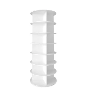 Household Rotating Storage Rack 360-degree Rotating Storage Rack for Entrance Living Room Bookshelf