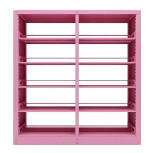 Household Steel and Iron Bookshelves Floor standing Storage Racks Simple Design Children’s Bookcases Supermarket Shelves
