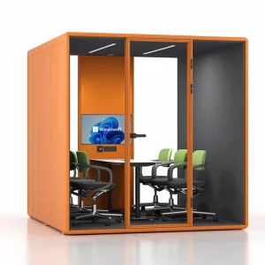 How to Build a DIY Soundproof Compartment on a Budget Office Office Interior Glass Cubicle Office Office Booth Portable Pod