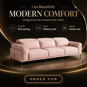 I Shape Modular Genuine Leather Extendable Recliner Sofa Set with Dual Electric Reclining System for Apartment and House Use