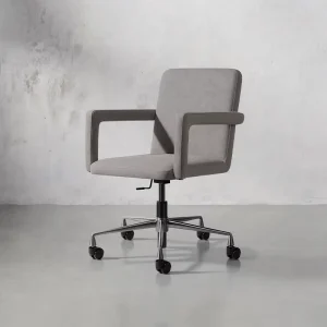 In Stock High-end Leather Minimalist Ergonomic Computer Chair for Office Study Home Meeting Use Comfortable and Adjustable