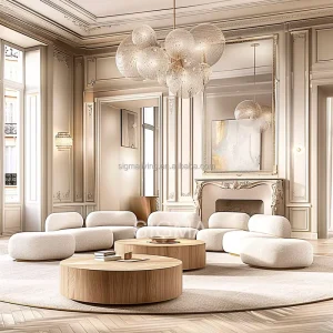 Indoor Living Room Upholster Sofa Set Interior Furniture Couch for Home Modular Sofa Set