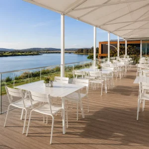 Indoor Outdoor Industrial Restaurant Aluminum Bar Chair Rust Resistant Dining Set Cafe Bistro Metal Tables and Chairs