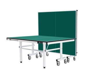 Indoor Table Tennis Table for Training and Recreation Foldable Portable Moving With Wheels