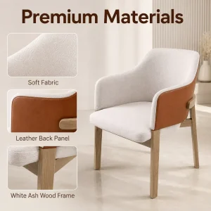 Indoor Use Hotel Restaurant Timber Dining Chairs Unique Design