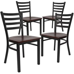 Industrial Bar Commercial Restaurant Furniture High Back Metal Chair
