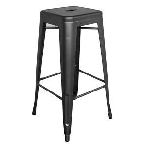 Industrial Bar Stools Contemporary Industrial Indoor Outdoor Kitchen Restaurant Metal Bar Stool