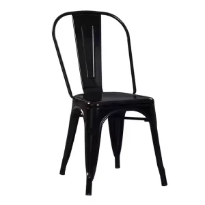 Industrial Chairs Classic Langfang Metal Shabby Chic Restaurant Furniture Dining Room Bar Hotel Stackable