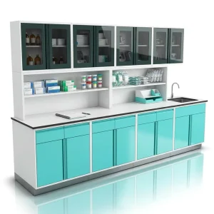 Industrial Grade All Steel Lab Bench High Standard Corrosion Resistant Acid Alkali Resistant CE/ISO Certified School Hospital