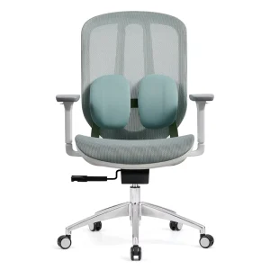 Industrial Grade Ergonomic Office Chair with 4D PU Armrests and Adjustable Lumbar Support for Long Meetings