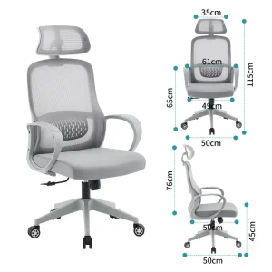 Industrial Grade Reinforced Structure Silent Rolling Caster Waterproof Scratch Resistant Conference Room Adjustable Boss Chair