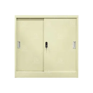 Industrial Low Metal Filing Cabinet Adjustable Assembled Iron File Cabinet with Swing Door for Office Workshop Warehouse School