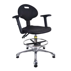 Industrial Metal Adjustable Ergonomic Office Chair Comfortable Stool with Wheels