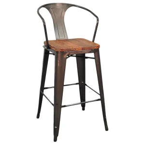 Industrial Modern Design Metal Frame Iron Bar Stool Bar Chair Restaurant Kitchen Hotel Furniture