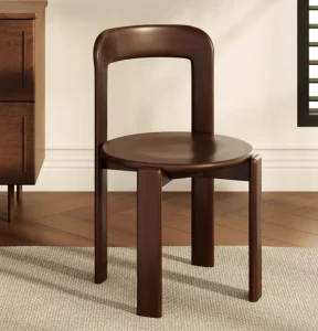 Industrial Restaurant Chairs Solid Wood Dining Chair Modern Small Household Stackable Simple Household Dining Chairs